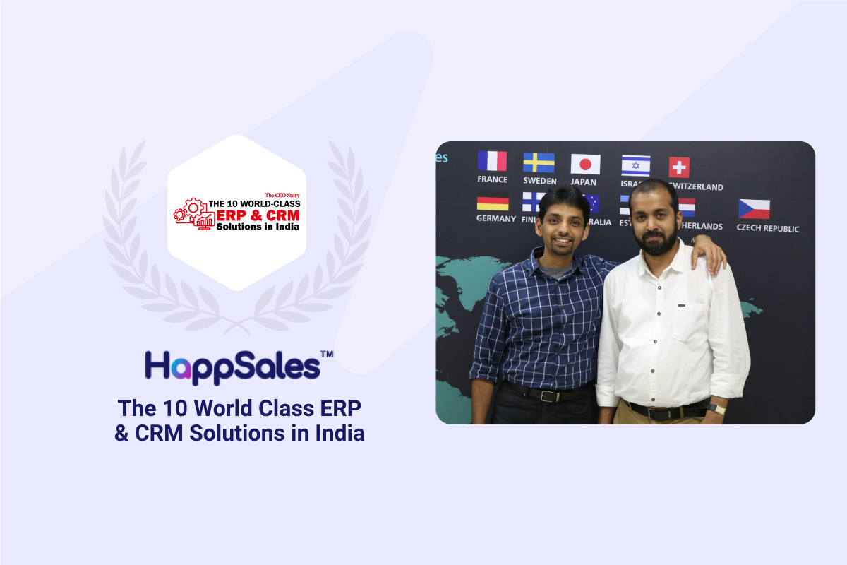 HappSales Founders - Navin Nair and Vijay Kumar